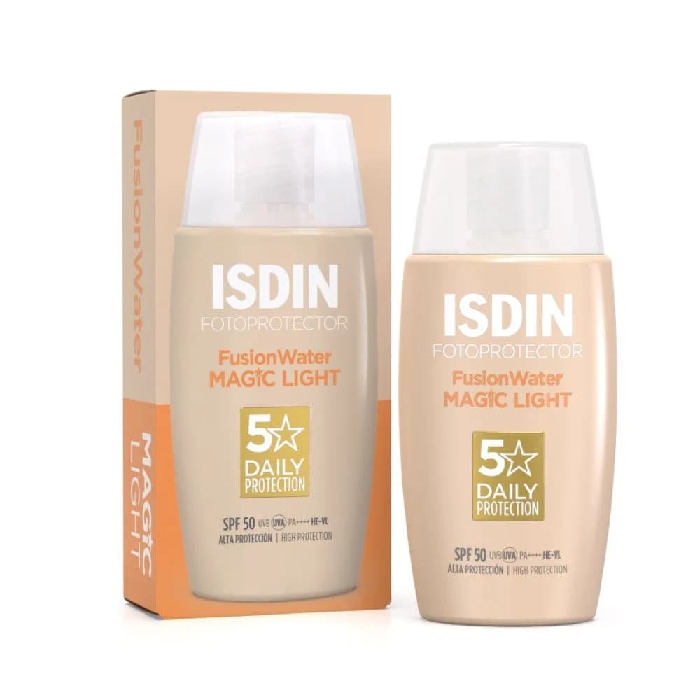 ضدآفتاب رنگی فیوژن واتر مجیک لایت ایزدین SPF50